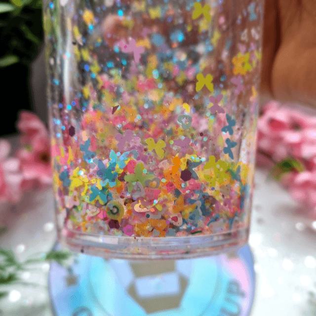 Tasse Snow Globe multicolor avec strass